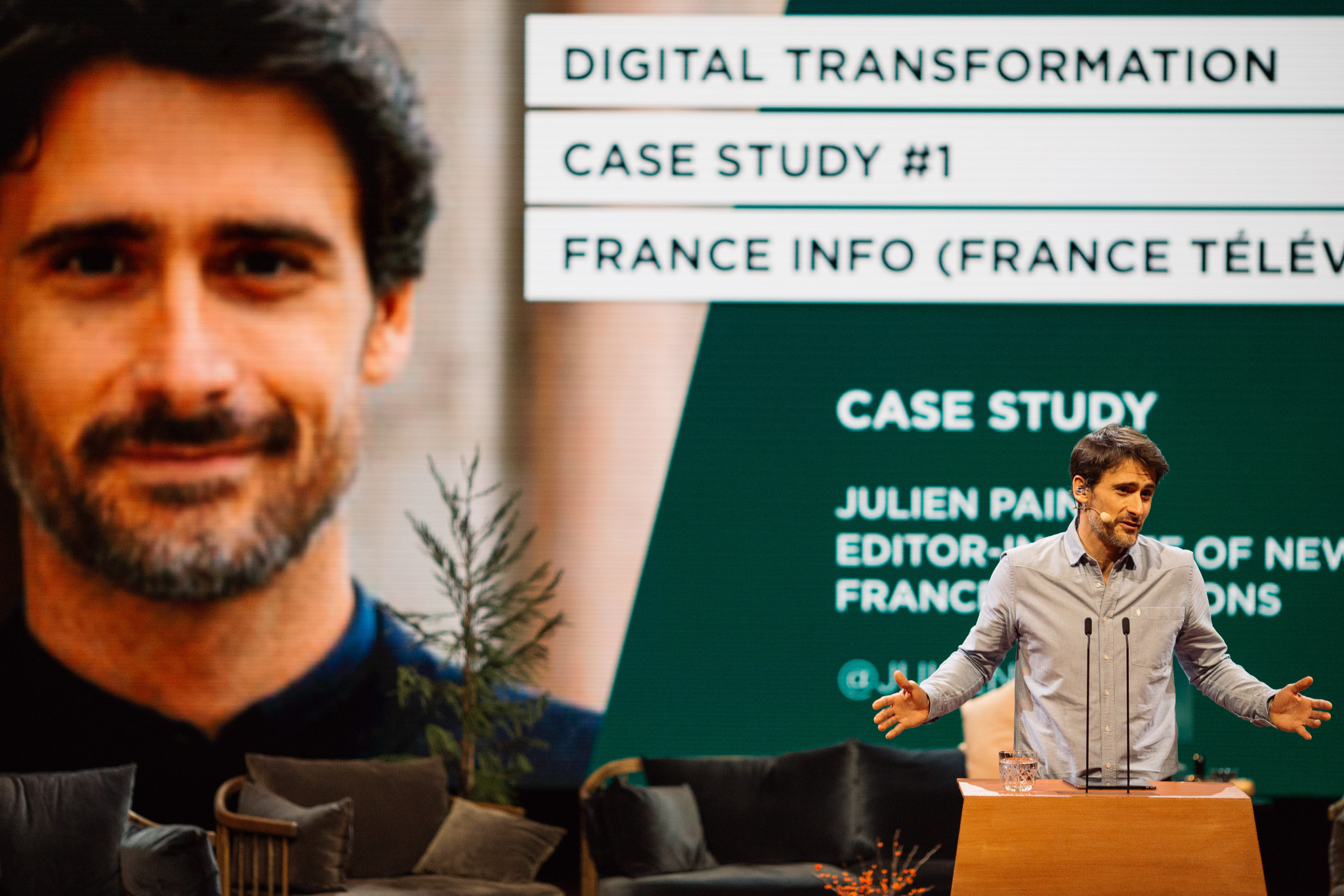 Julien Pain, de France Info, en Copenhaguen.